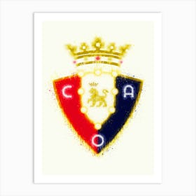 Osasuna Fc Painting Art Print