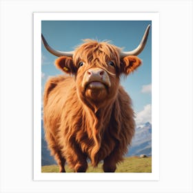 Highland Cow 22 Art Print