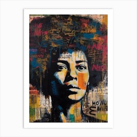 Afro Woman 1 Art Print