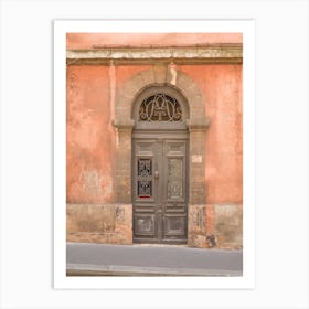 Old Door In Lyon Art Print