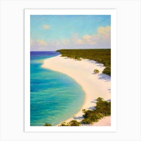 Taino Beach Bahamas Monet Style Art Print