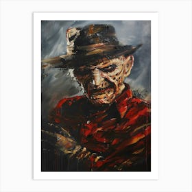 Freddy Krueger From A Nightmare On Elm Street Art Print