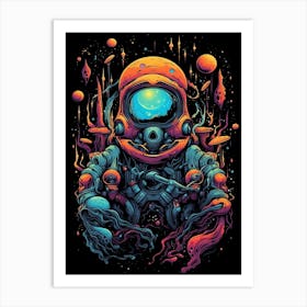 Space Explorer 2 Art Print