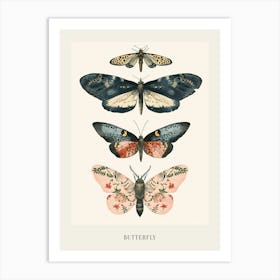 Colourful Insect Illustration Butterfly 11 Poster Art Print