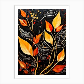 Autumn Leaves 83 Art Print