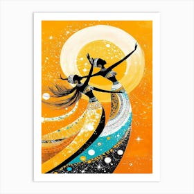 Two Dancers Art Print