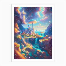 Mushroom Dreamscape Art Print