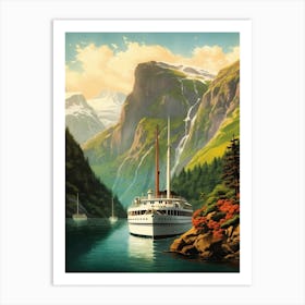 Welcome to Norway Art Print