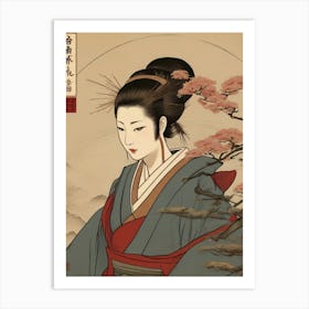 Japanese Triptych 1of3 30x40in 9000x12000px 44 Art Print