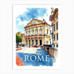 Rome City 1 Art Print