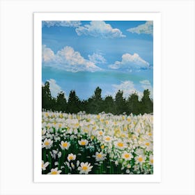 Daisy Field Art Print