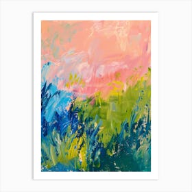 Abstract Landscape Painting 18 Art Print