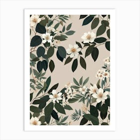 Floral Pattern 9 Art Print