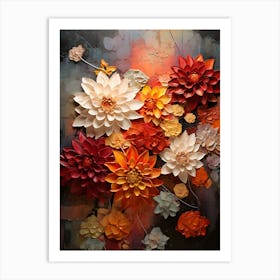 Dahlias 23 Art Print