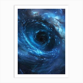 Black Hole In Space 2 Art Print