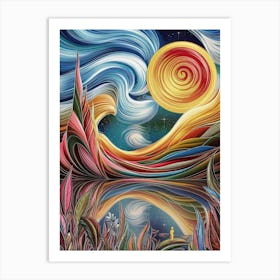 Abstract Painting 91 Art Print