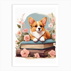 Corgi Dog 1 Art Print