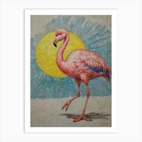 Flamingo 32 Art Print