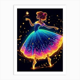 Fairy Ballerina Affiche