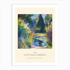 Cottage Garden Poster Fairy Pond 1 Art Print