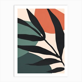 Botanical and tropical floral E Art Print