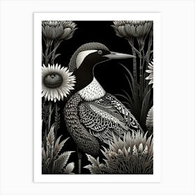 Nocturnal Loon5 Art Print