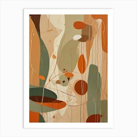 Mid Century Modern Pattern Art Print (5) Art Print