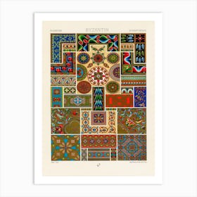 Byzantine Pattern, Albert Racine 2 Art Print