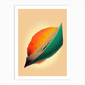 Asteroid Vintage Sketch Space Art Print