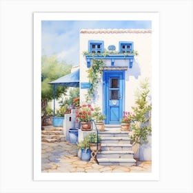 Blue Door 1 Art Print