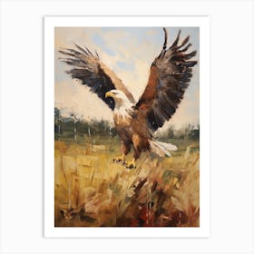 Bird Painting Bald Eagle 4 Art Print