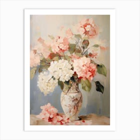 Hydrangea Flower Still Life Painting 2 Dreamy Art Print