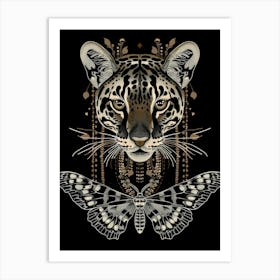 Jaguar Head Art Print