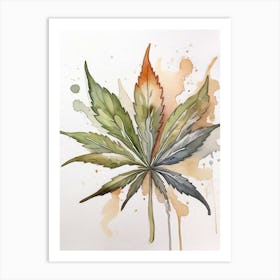 Marijuana Leaf 1 Art Print