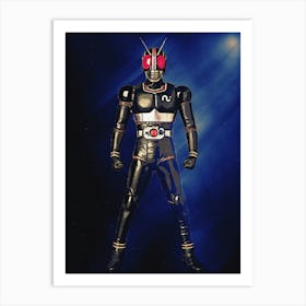 Light Of Heroes ― Kamen Rider Black Art Print