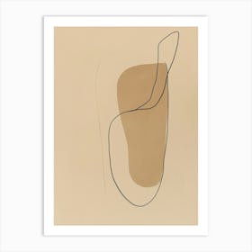 Line In The Sand Art Print