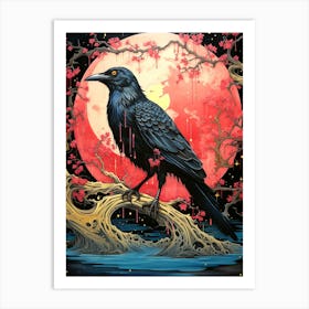 Crow Art Art Print