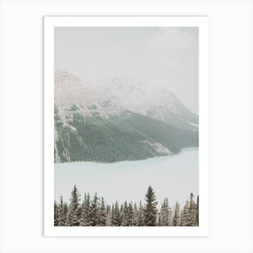 Canadian Mountain Lake Art Print