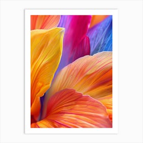 Abstract Petal 2 Art Print