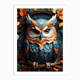 Owl Art Art Print