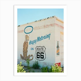 Route 66 VII on Film Art Print