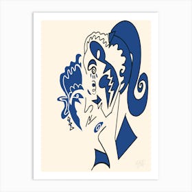 Kissy Face Art Print