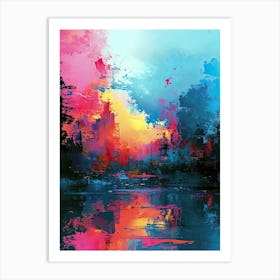 Rasterized Rainforests | Pixel Art Series Art Print