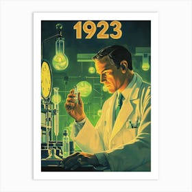 Aihrgdesign A Vintage Medical Poster Celebrating The First Su 242f40be 07c3 4a7d 867e De51fb964f6d 1 Art Print