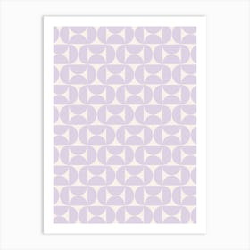 Mid Century Lilac Art Print