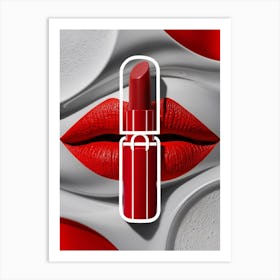 Red Lipstick Art Print