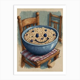 Happy Oats Art Print