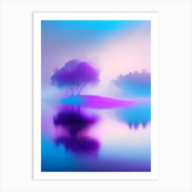 Mist Waterscape Pop Art Photography 2 Art Print