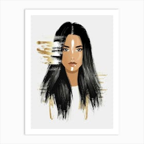 Portrait Of A Woman 133 Art Print