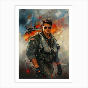 Top Gun Art Print